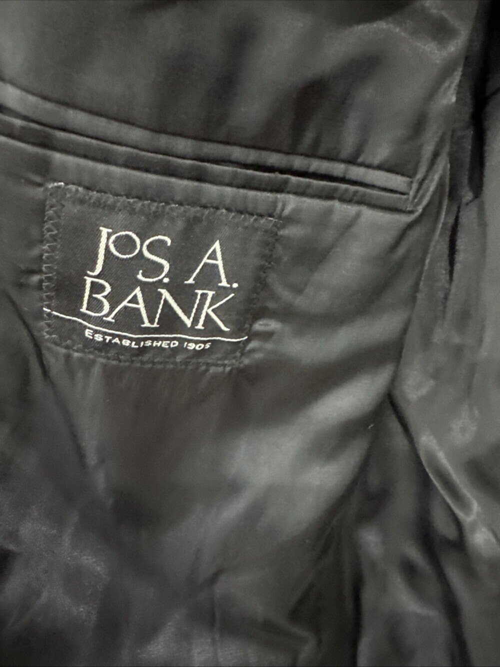 Jos. A. Bank Men's Dark Gray 100% Cashmere Suit Jacket Coat Blazer 42R - Picture 9 of 12